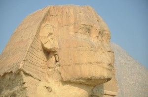 Sphinx sculpture